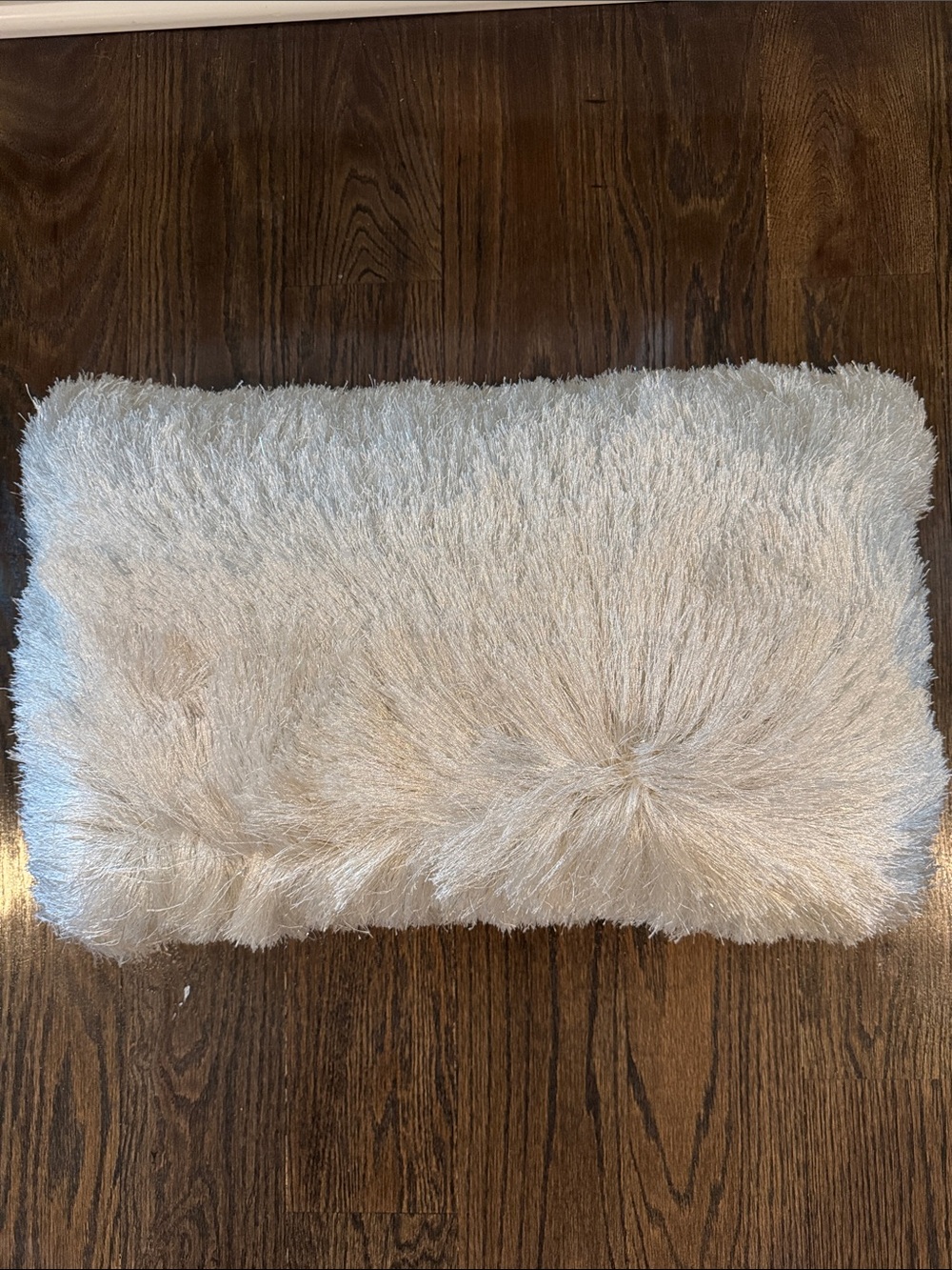 Plush Cream Bath Mat - Soft Shag Pile